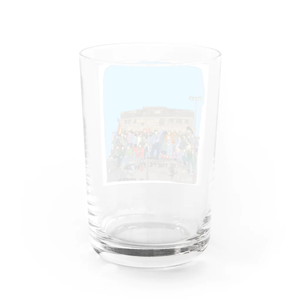 ルサンチマンのベルリンの壁 Water Glass :back