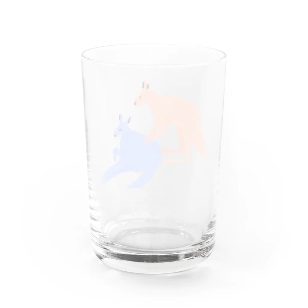 ぐるぐるまぐるのカンガルーさん Water Glass :back