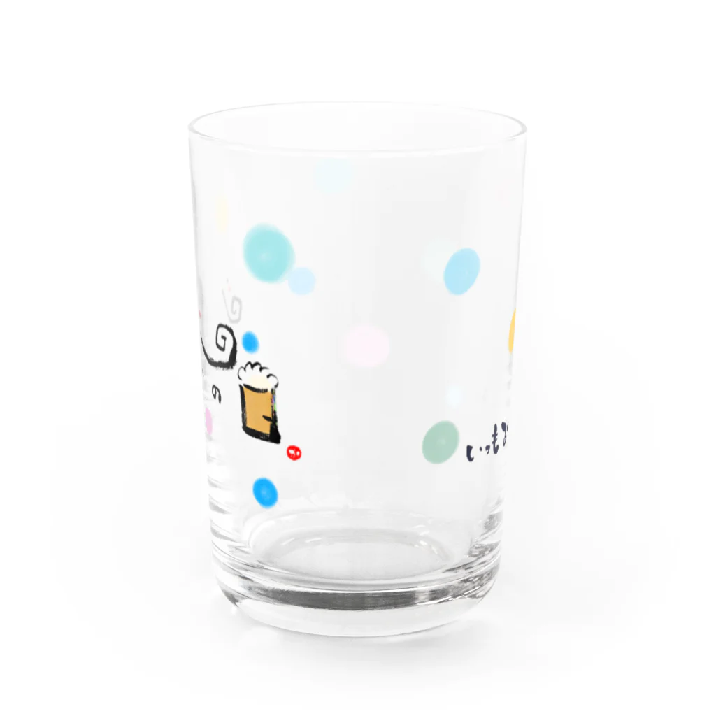 mint shopのお父さんありがとう《筆文字》 Water Glass :back