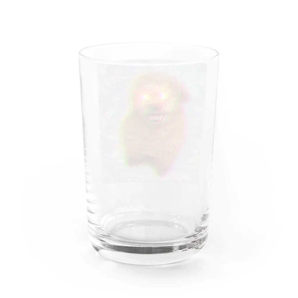 tacos_21の他所の犬 Water Glass :back