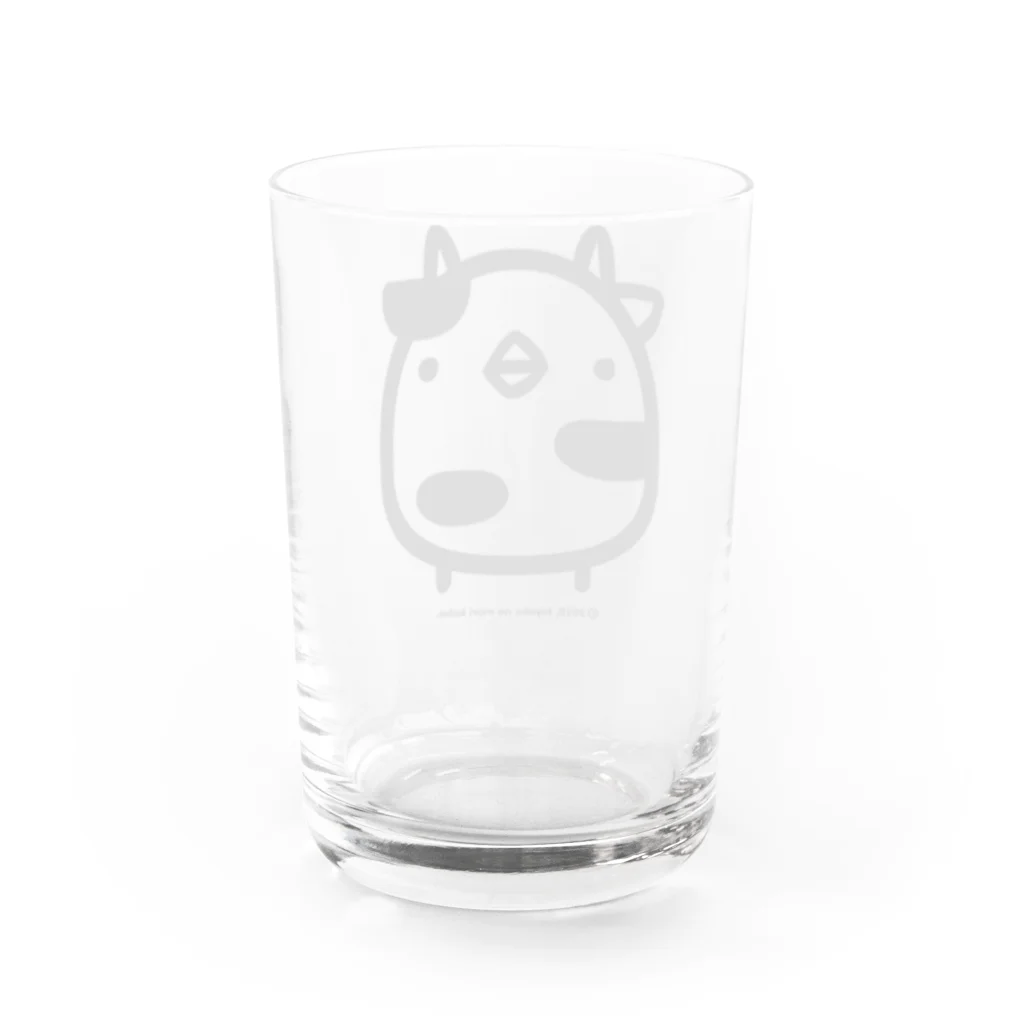 ひよこのもり工房のひよこうし Water Glass :back