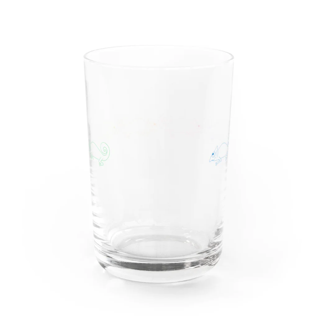 松村有莉の店のスケスケカメレオン。 Water Glass :back