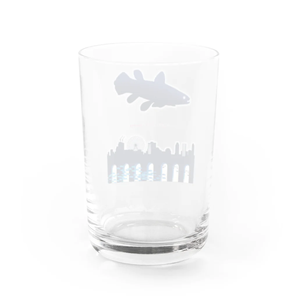 Phantom Plants shopのclaudite consciousness(シーラカンス) Water Glass :back