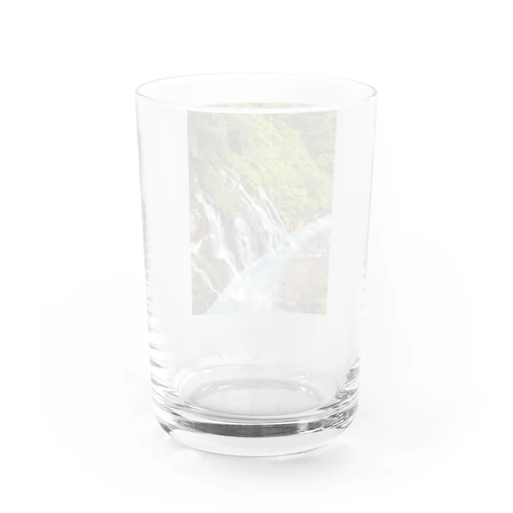 aqaの北海道白ひげの滝 Water Glass :back