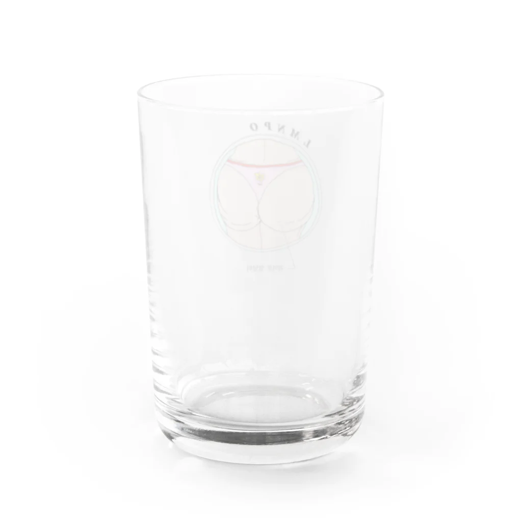 lmnpのカワイイオシリ Water Glass :back