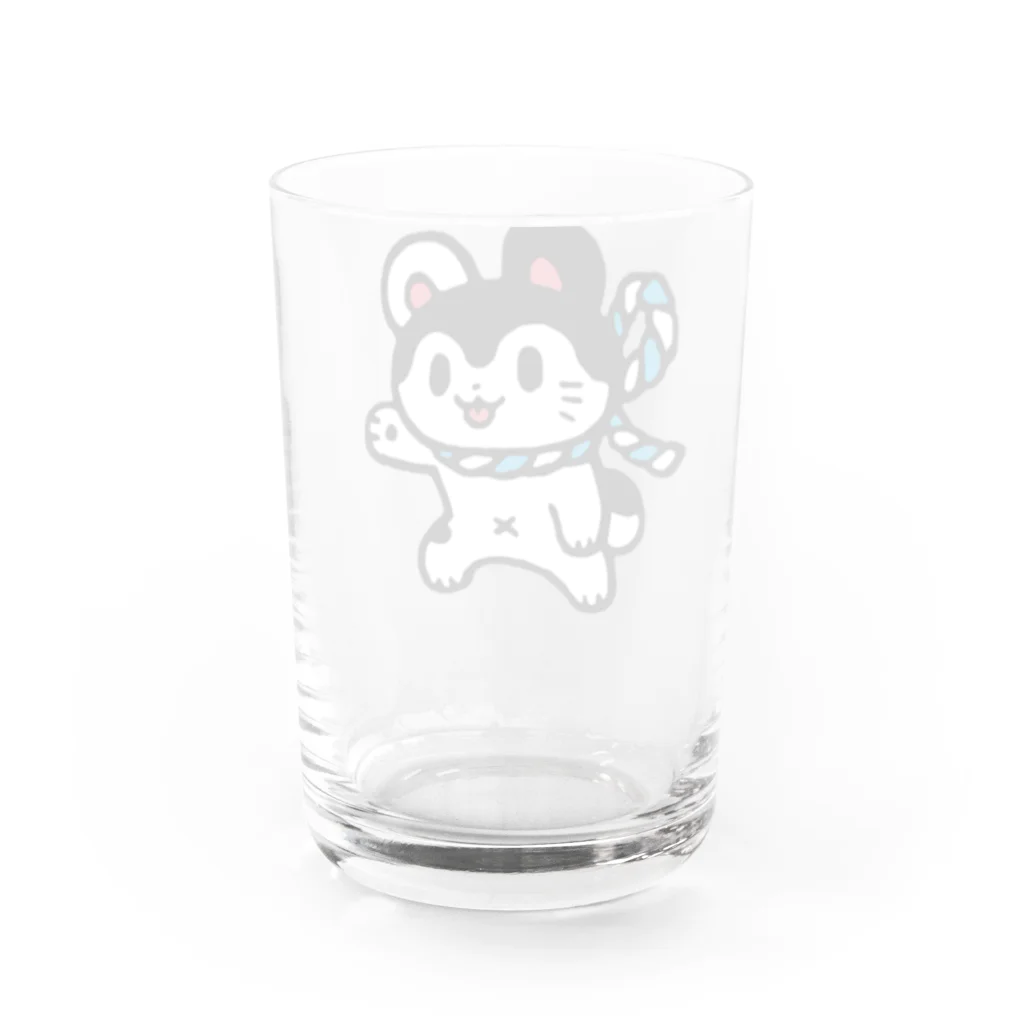 4chomeのナンデヤネンくん Water Glass :back