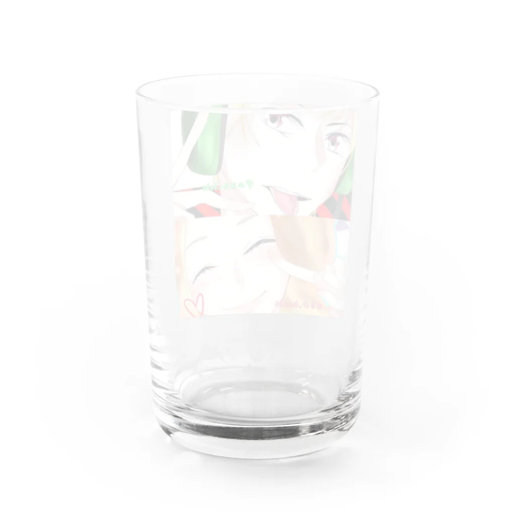 ダニエル_babyの最強コンビ💪(`･ω･´💪) Water Glass :back