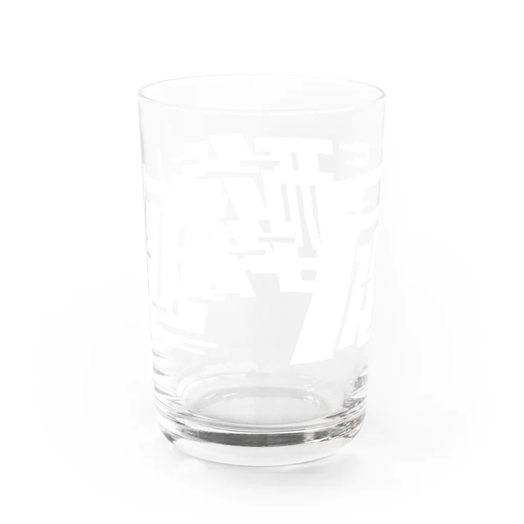 SANKAKU DESIGN STOREの光の速度で上がる尿酸値。 白 Water Glass :back