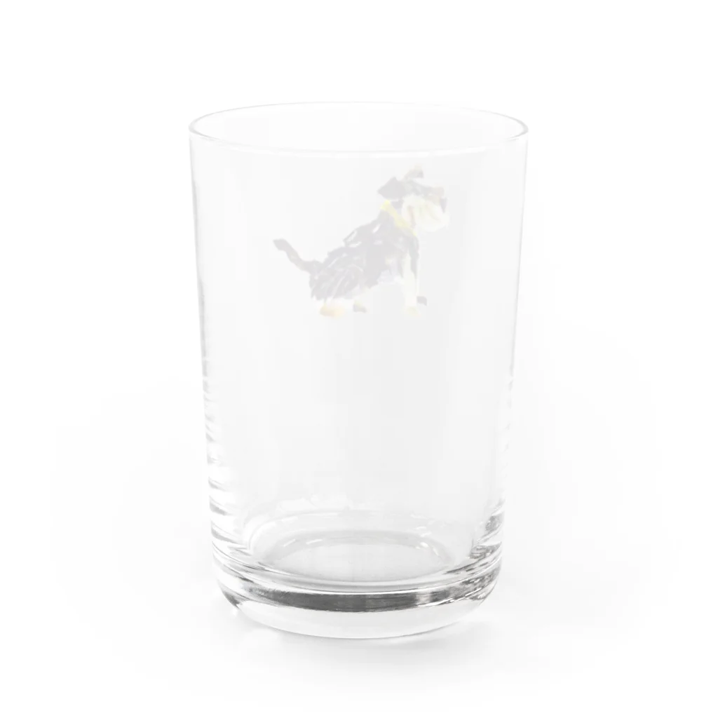 のばら（NOBARA）のシュナウザーのコップ Water Glass :back