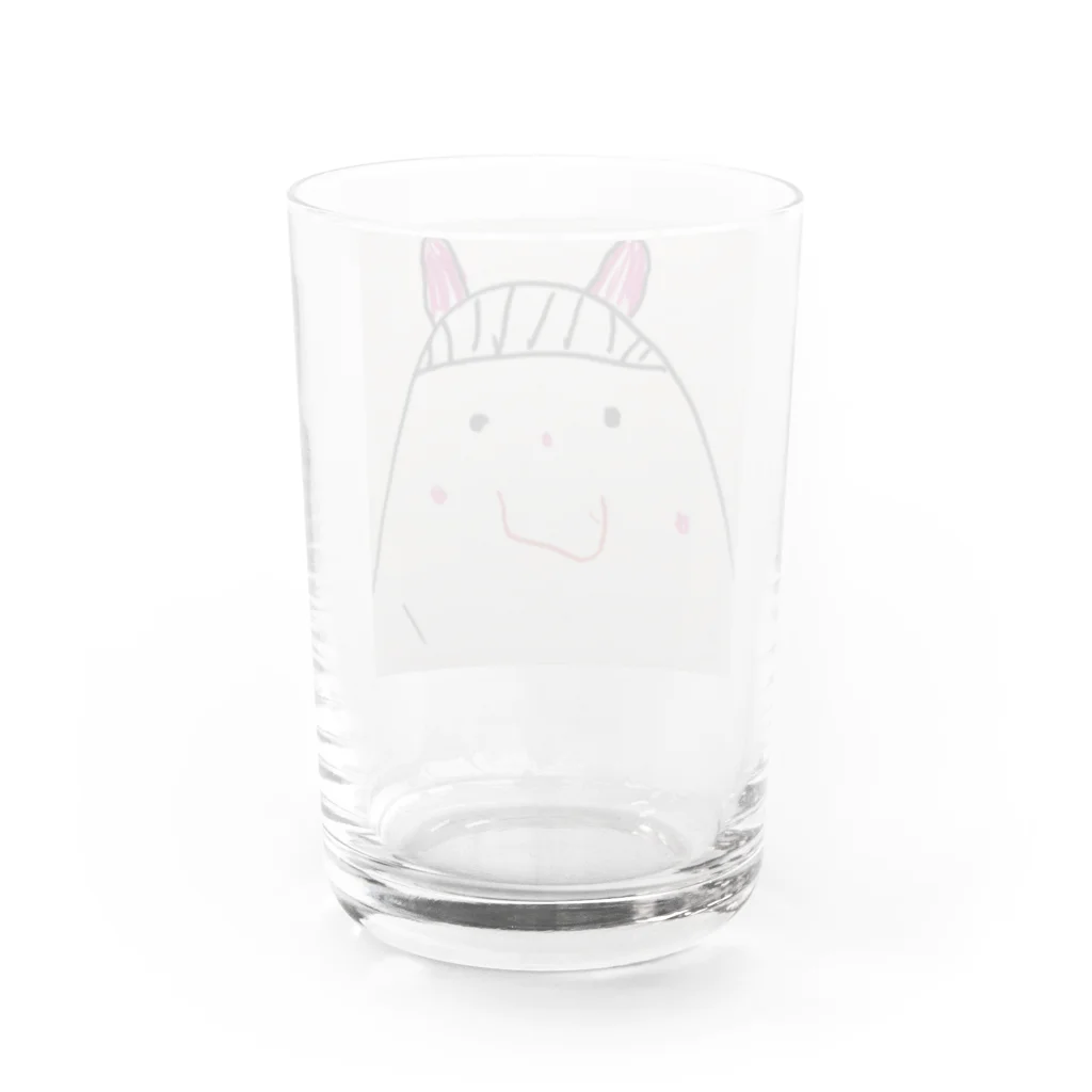 pooontanのうさ子ちゃん Water Glass :back