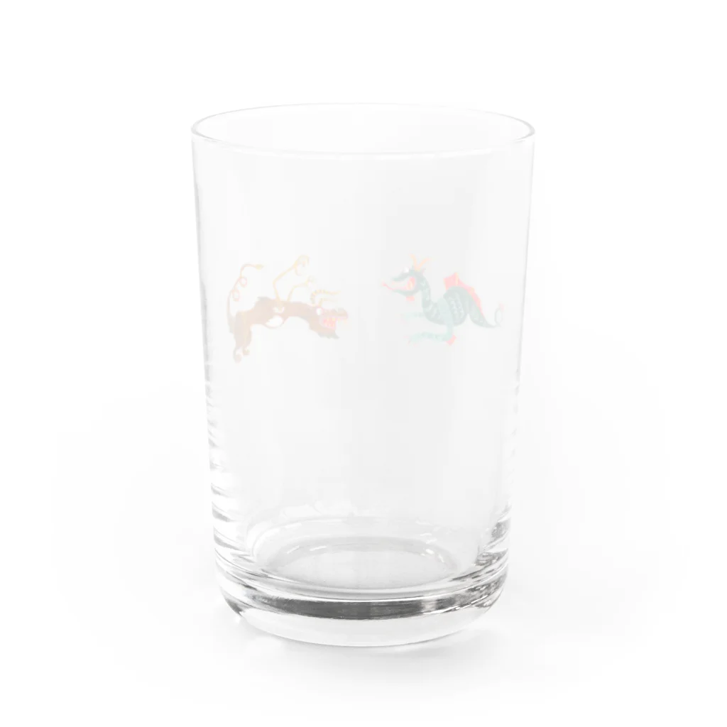 ワタナベリョウの西洋の竜 Water Glass :back