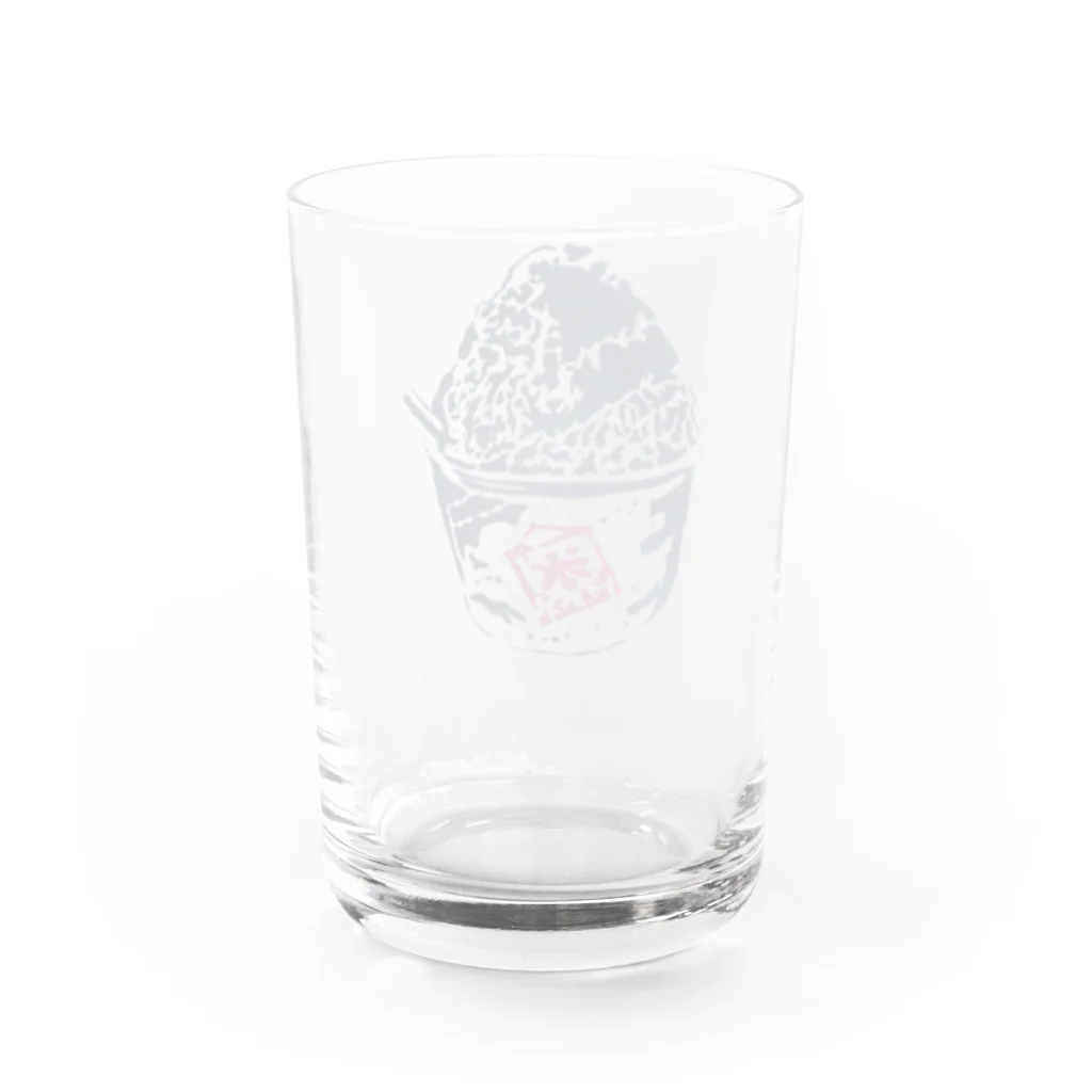 kiyoshisunのヒヤヒヤかき氷 Water Glass :back