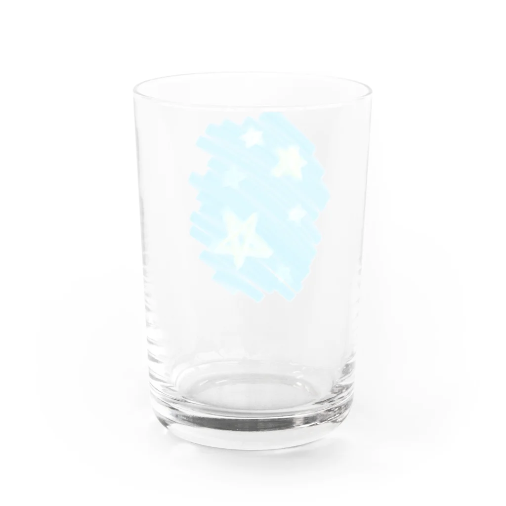 ゆるーい○○のおおきめの　ゆるゆるお星様 Water Glass :back