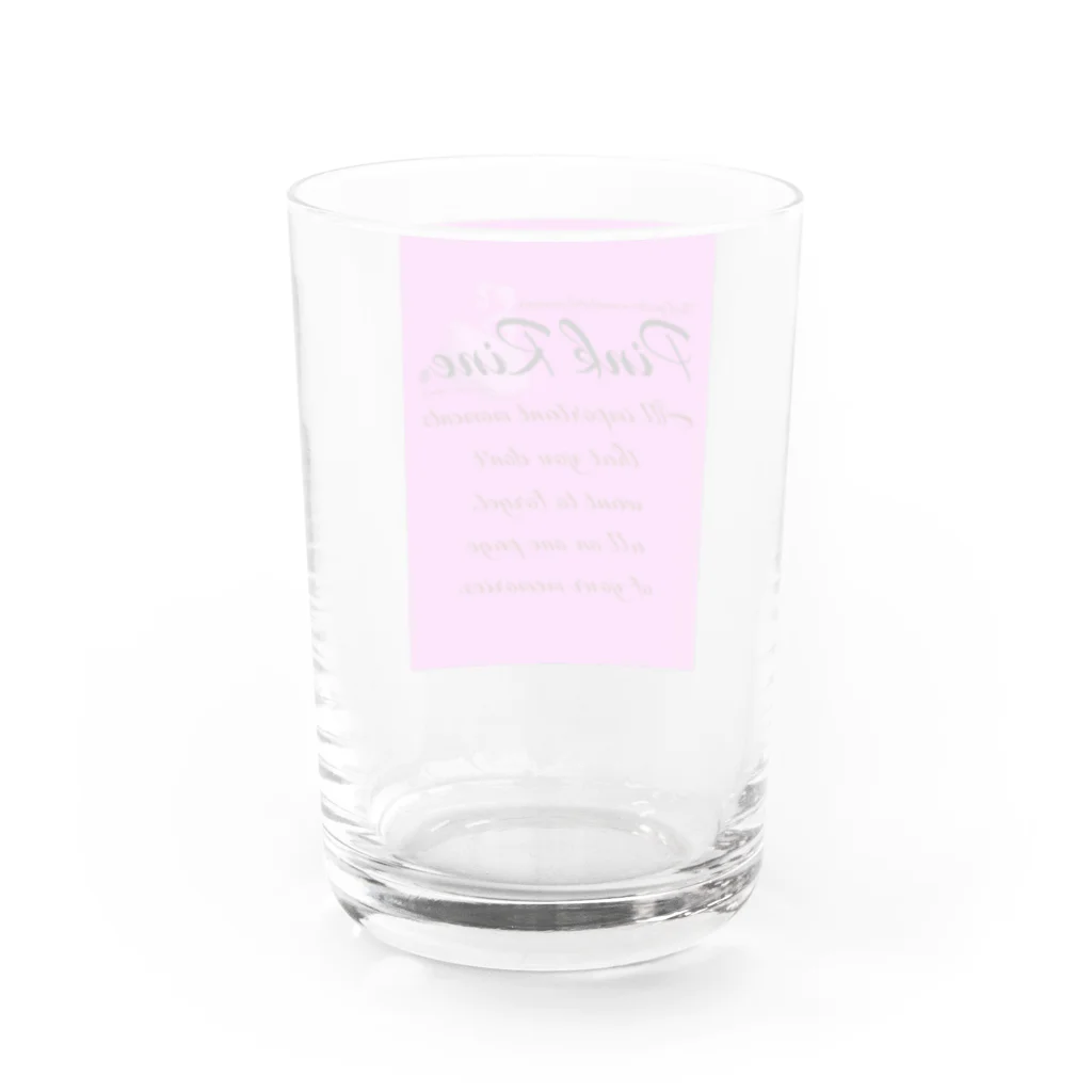【Pink Rine】の【Pink Rine】オリジナル グラス反対面