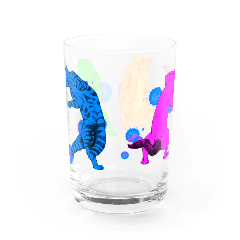 Anriのにゃんこバトル Water Glass :back