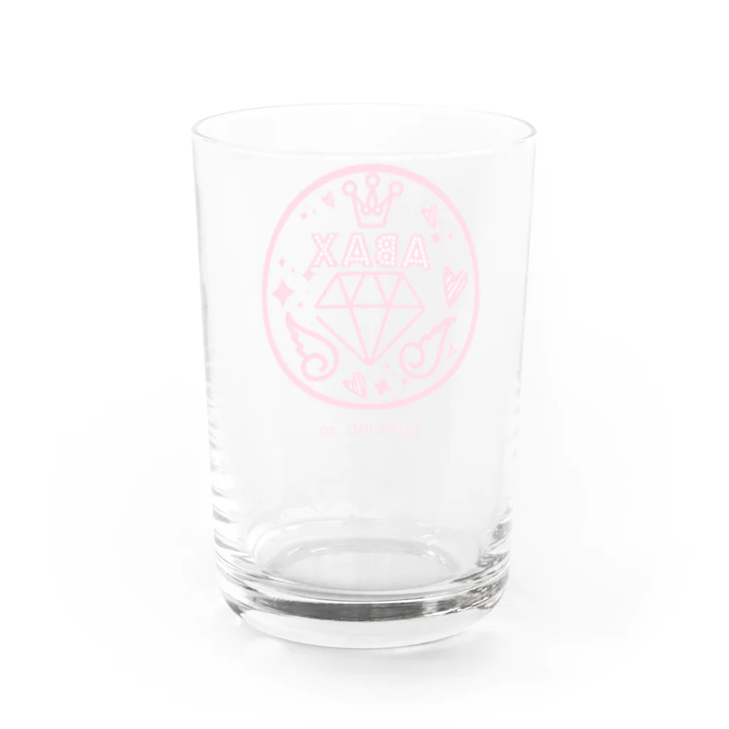 ABAX DIAMOND co.のABAX DIAMOND co. 丸型cute柄 Water Glass :back