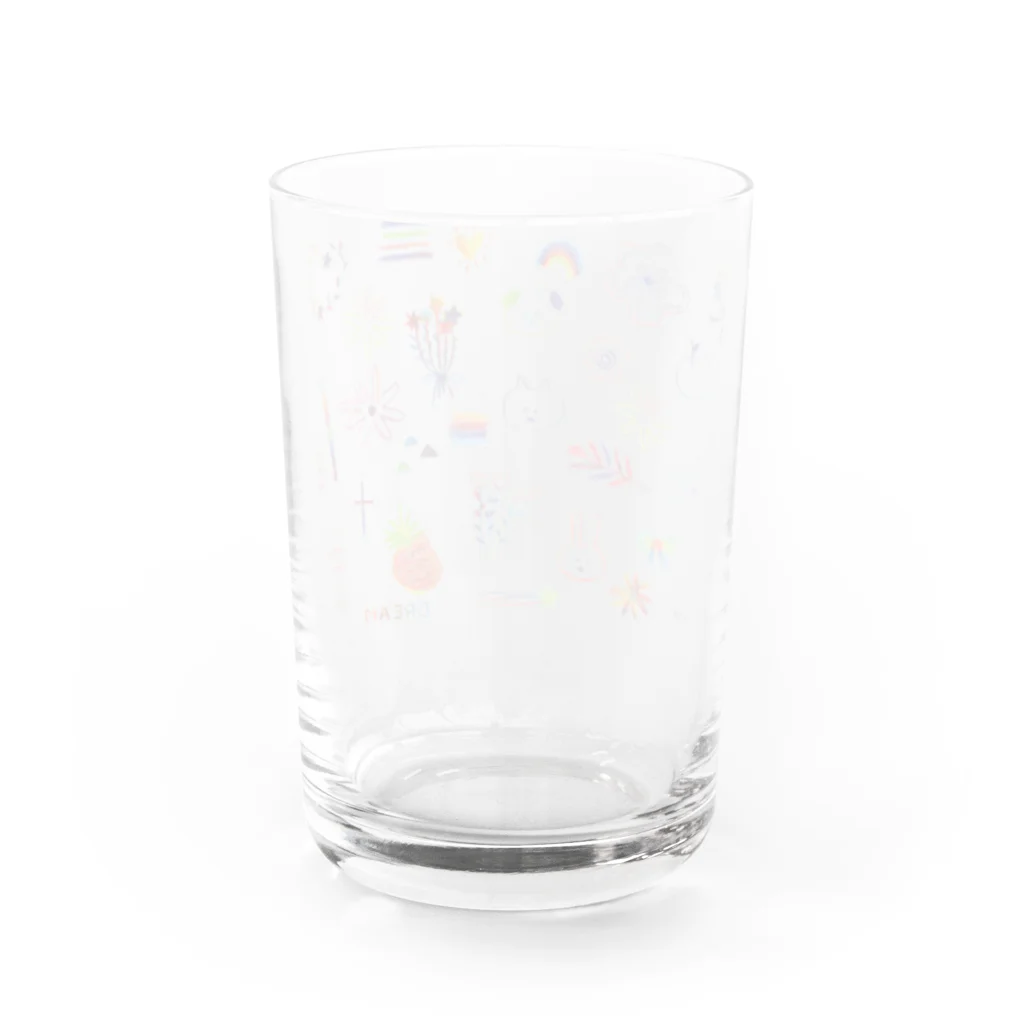 omusubi panのゆめいっぱい Water Glass :back