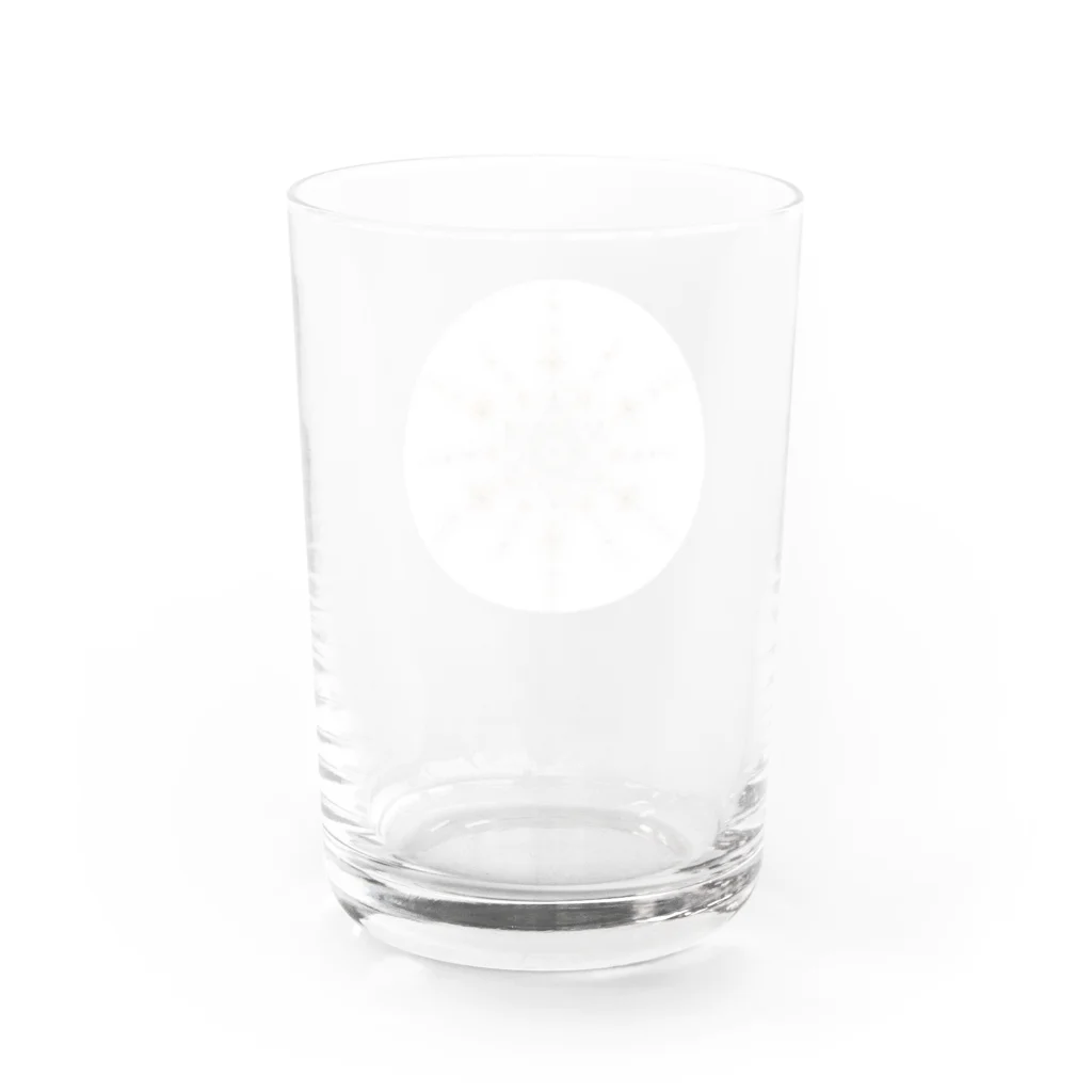 ニジイロソラモヨウのMetatron Star 001 ラウンド Water Glass :back