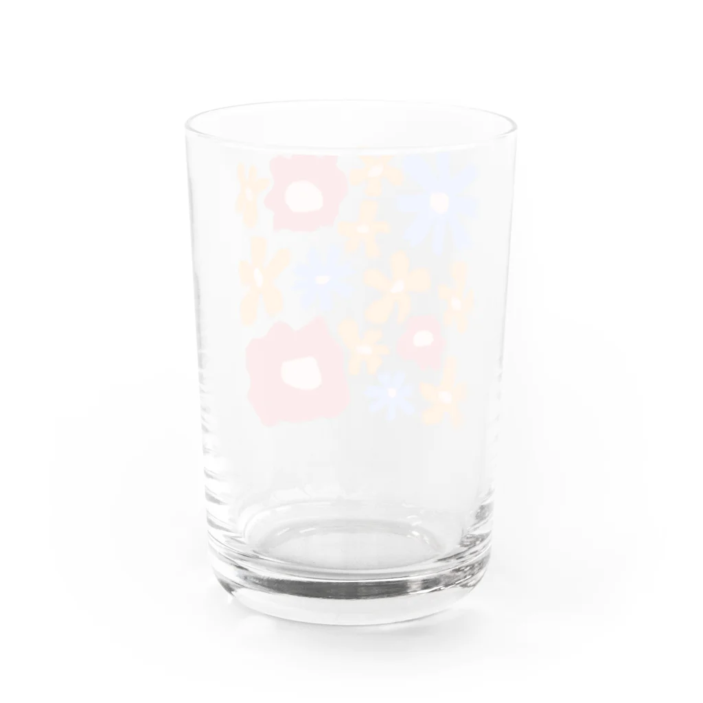 さんぺい商店のフラワーフラワー Water Glass :back