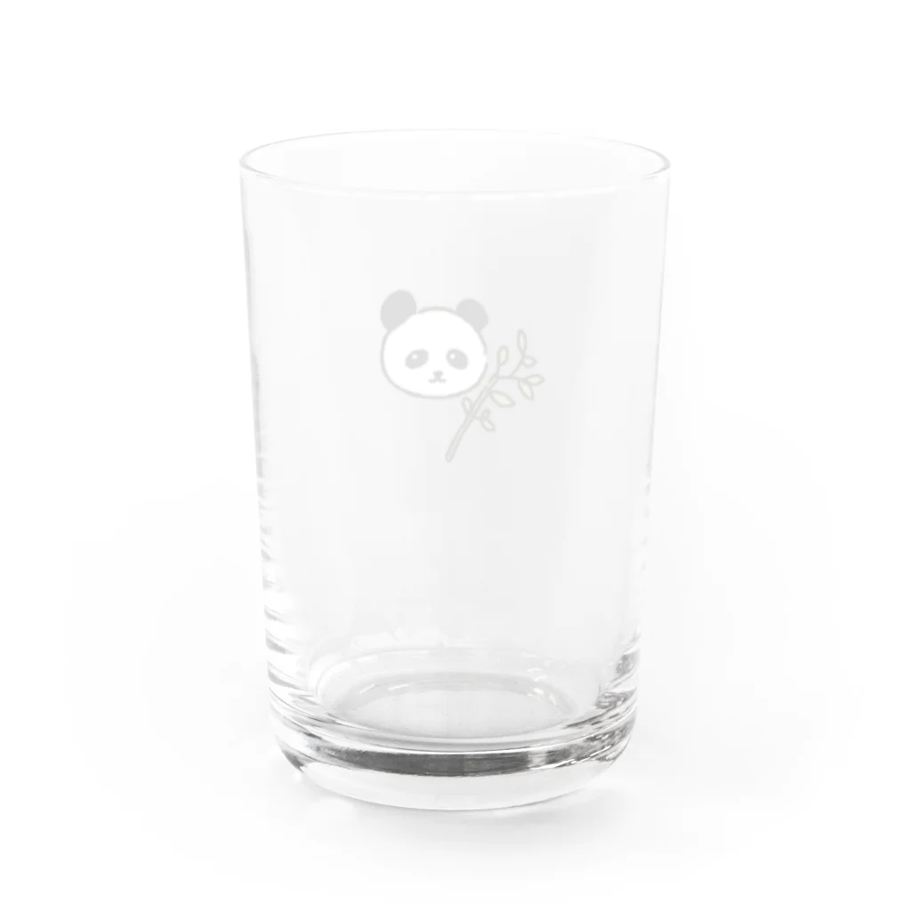 omimiのささぱんだ Water Glass :back