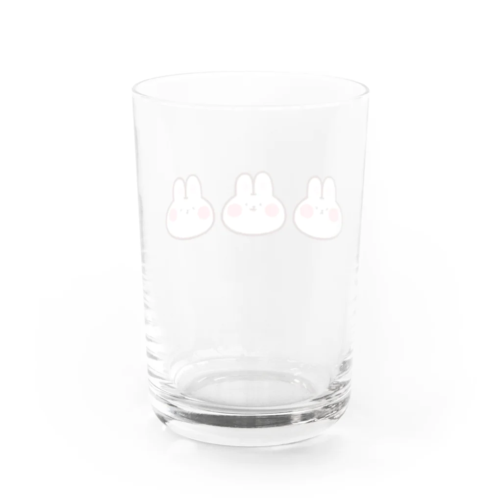 おてんば魔法店のうさんきょうだい Water Glass :back