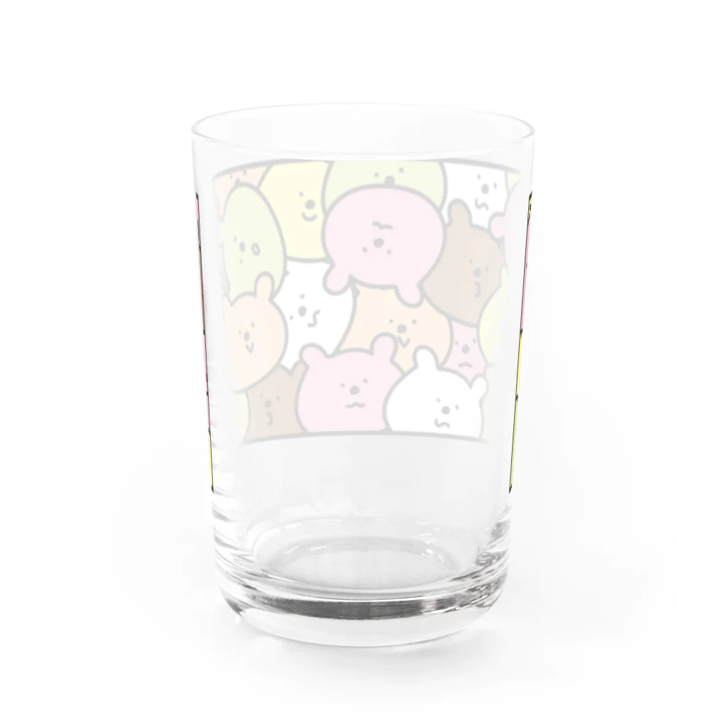 フカツ マリエのギューギュークマ レクタングルsp Water Glass :back