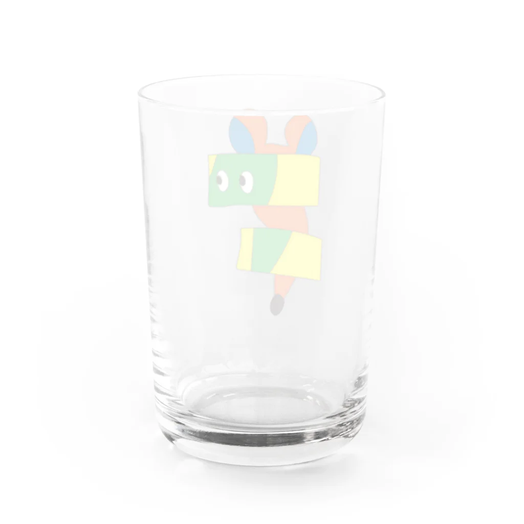 つきじ のはらのねずみ (ズレ) Water Glass :back