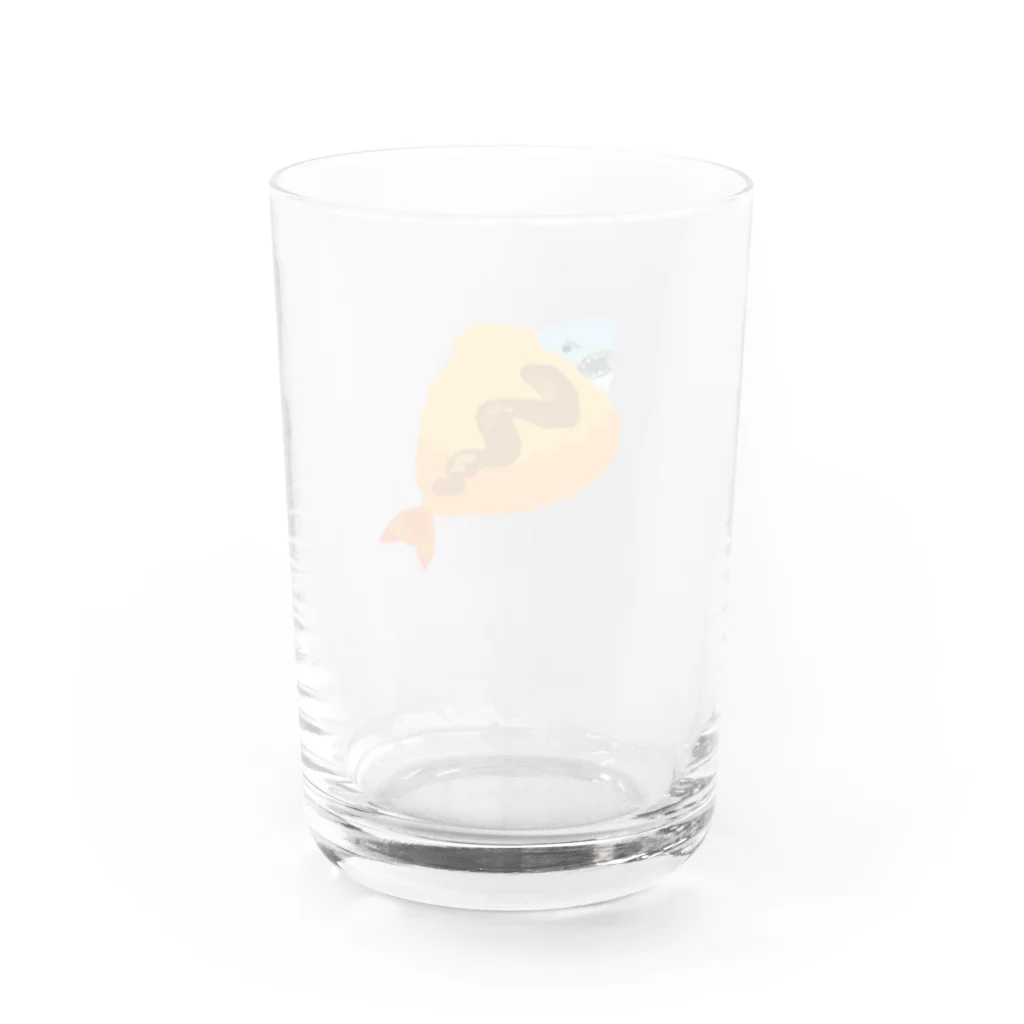 75chキッチンの鮫フライ Water Glass :back