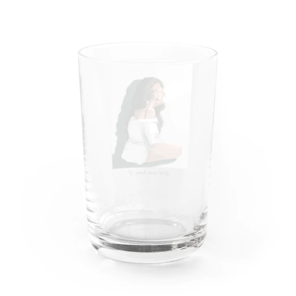 Ran.のgive you Love.♡ Water Glass :back