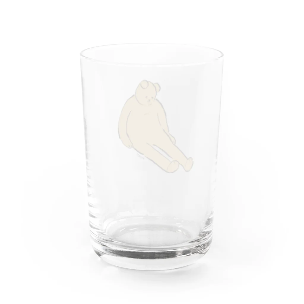 yukkeのくたびれ Water Glass :back