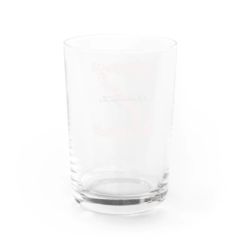 ハナミズキフォント_誕生・結婚・出産祝いのmini_Z Water Glass :back