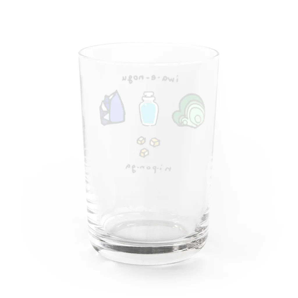 ヤマドリ屋のIWA-E-NOGU Water Glass :back