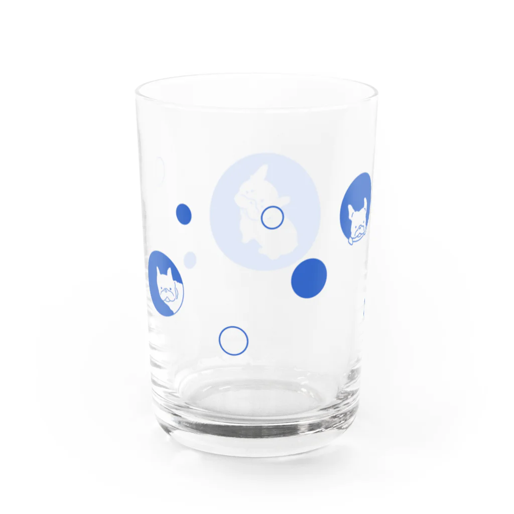 drawingbuhiのブルぐらす Water Glass :back