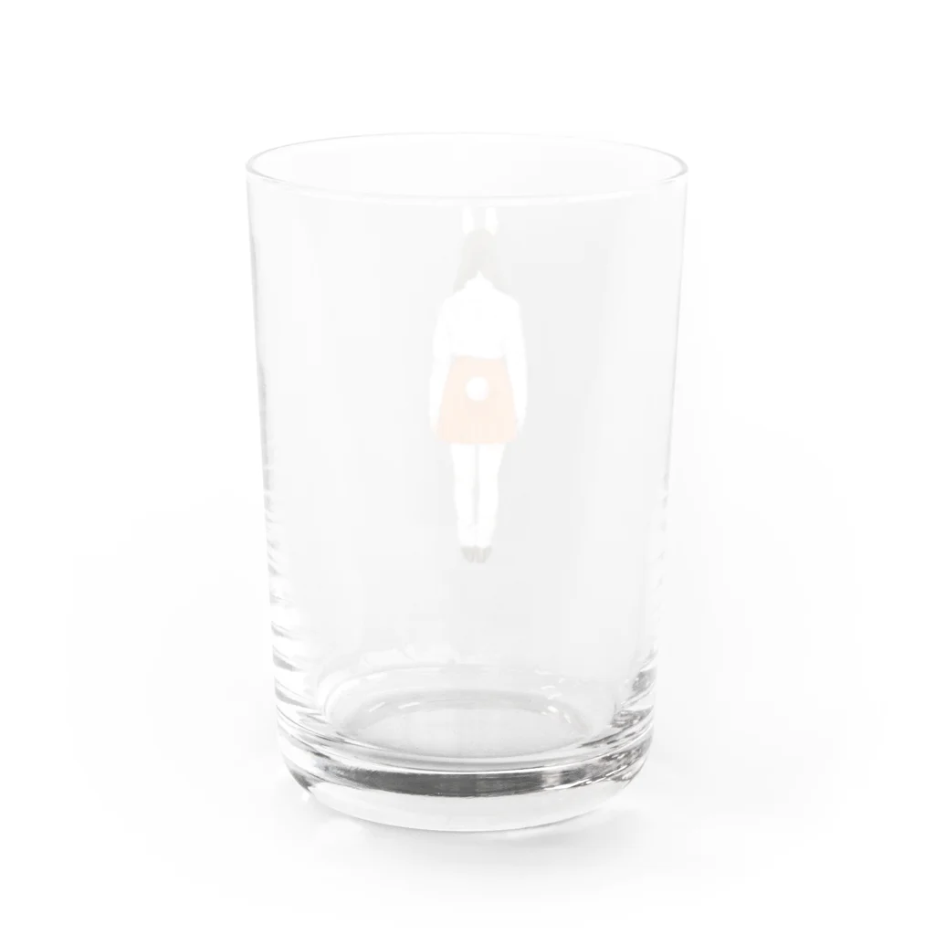 ときめきモグモグのうさ耳JK Water Glass :back