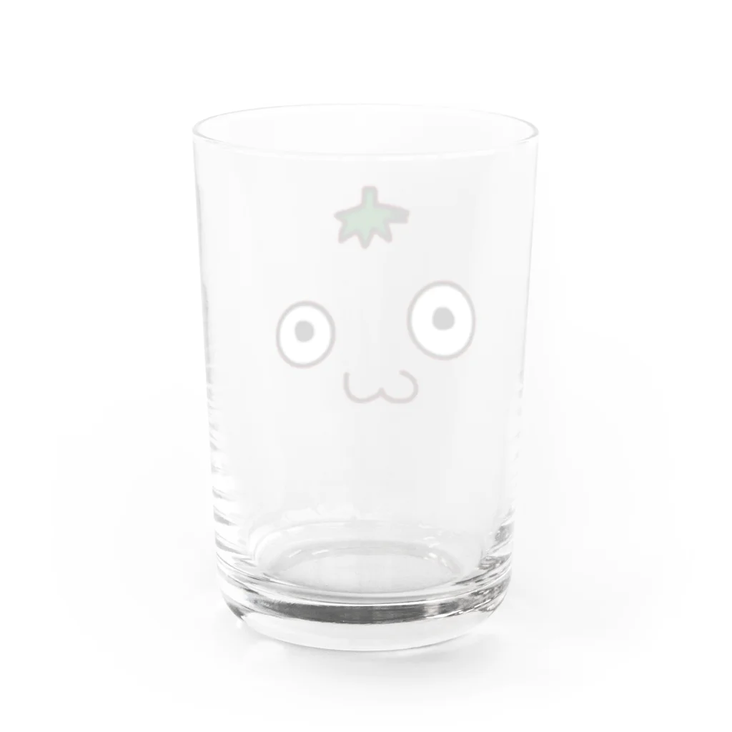 もるもつの顔面とまもつ Water Glass :back