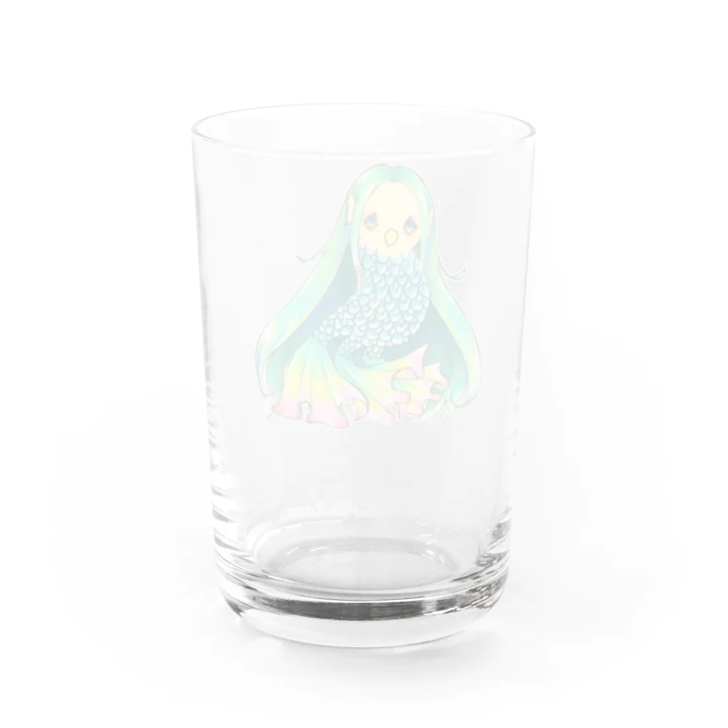 ちっぽのお店のアマビエ様 Water Glass :back