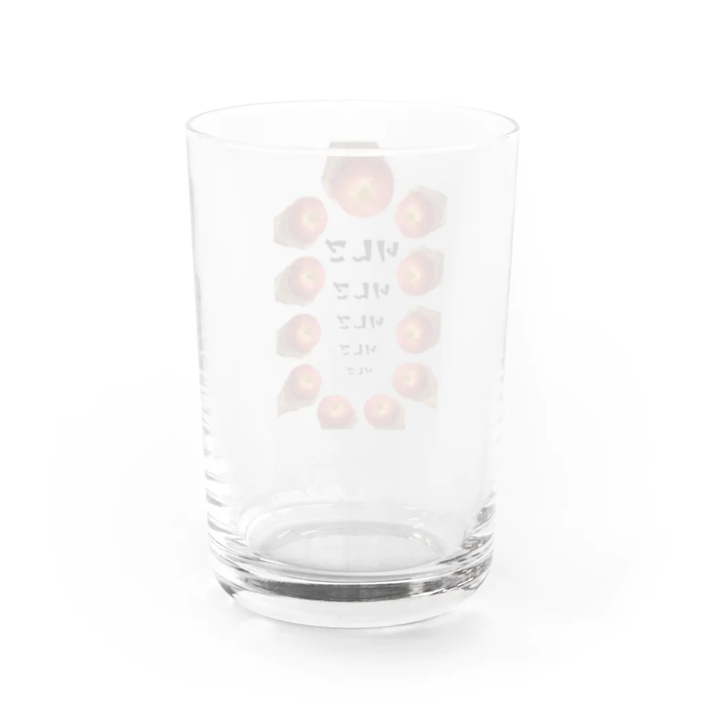 kaaaae。のりんごジュースを。 Water Glass :back