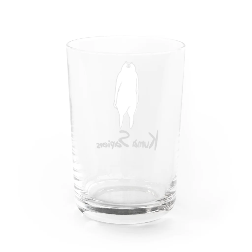 クマ・サピエンスのKumaSapiens Water Glass :back