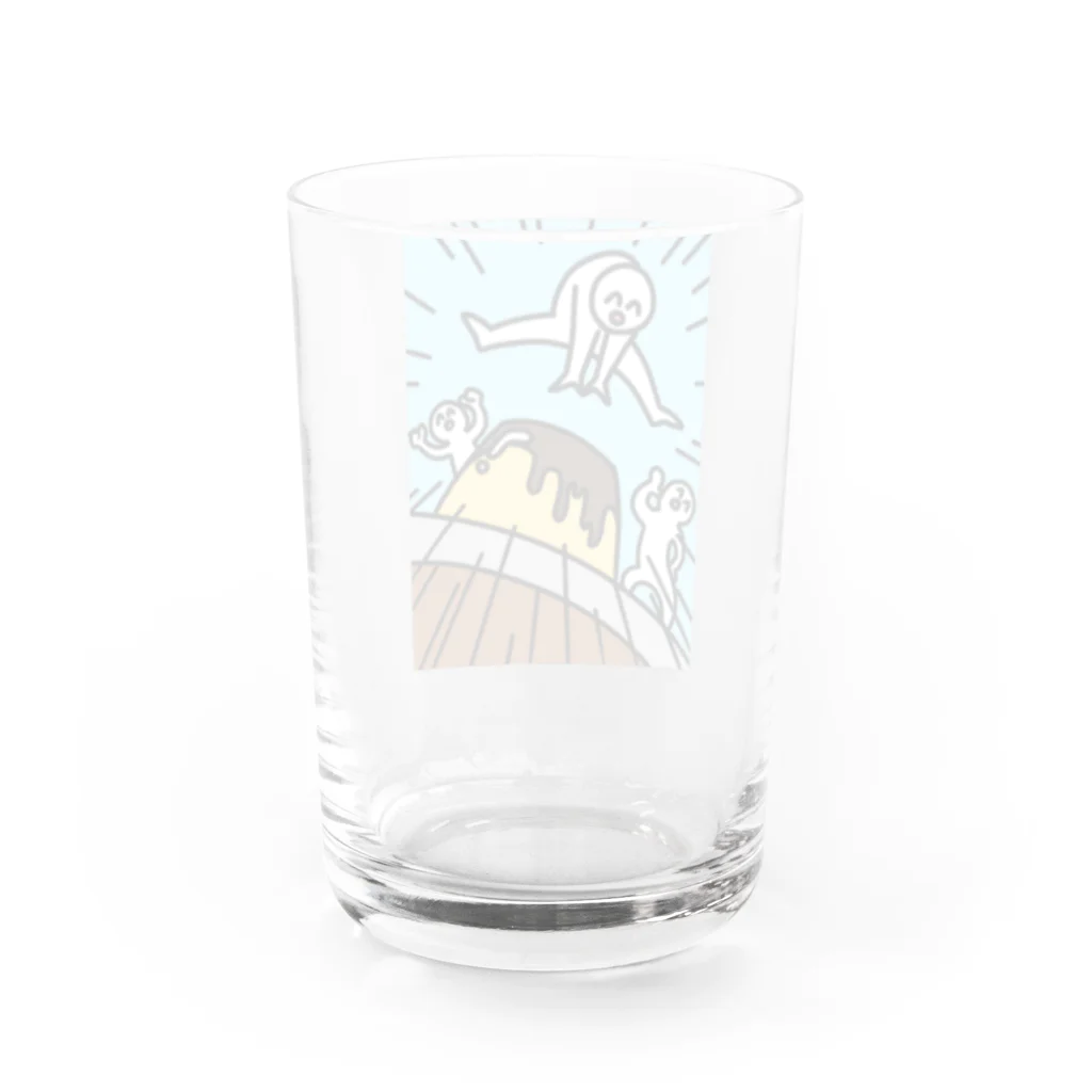 🍍ばんぬ🍍の卓上運動会 Water Glass :back