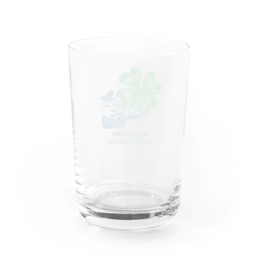 Design For Everydayのクローバー＆ポストマン　両面 Water Glass :back