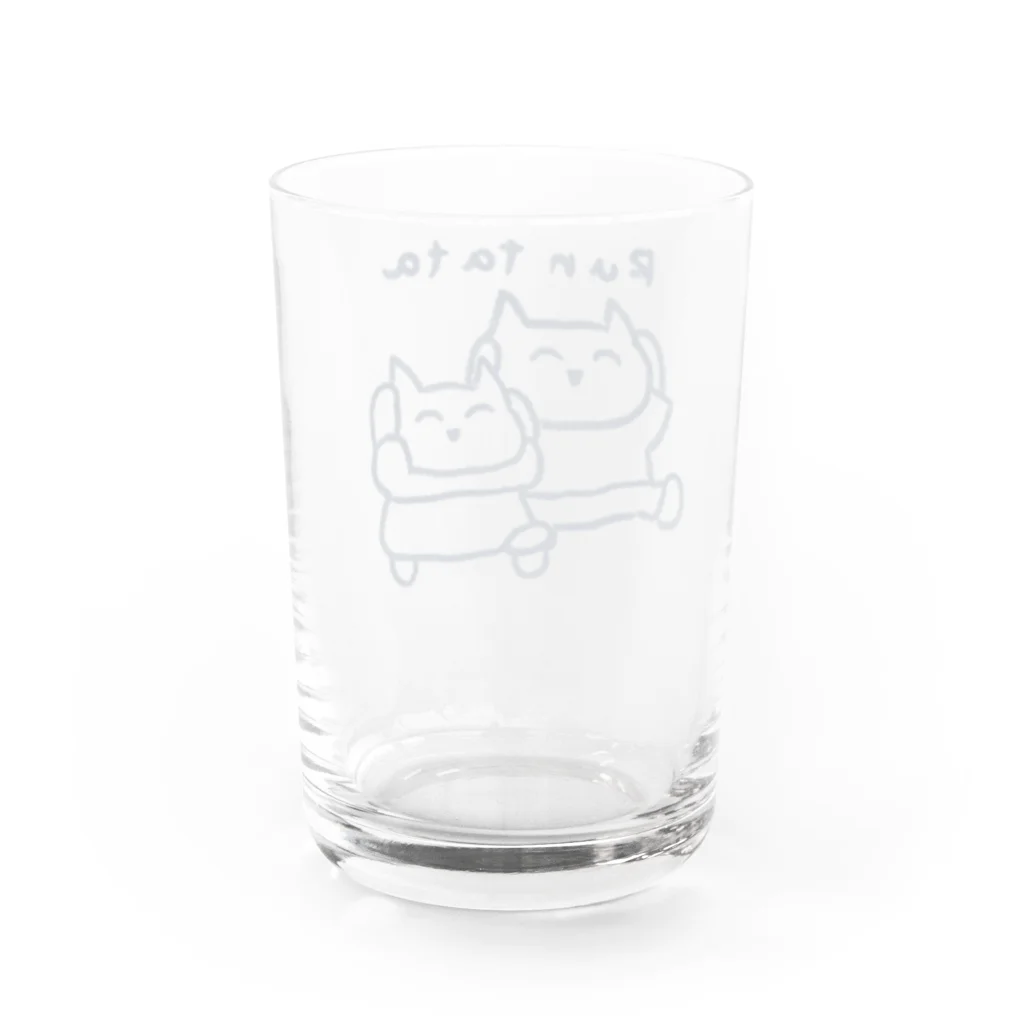 のんき道のるんたた Water Glass :back