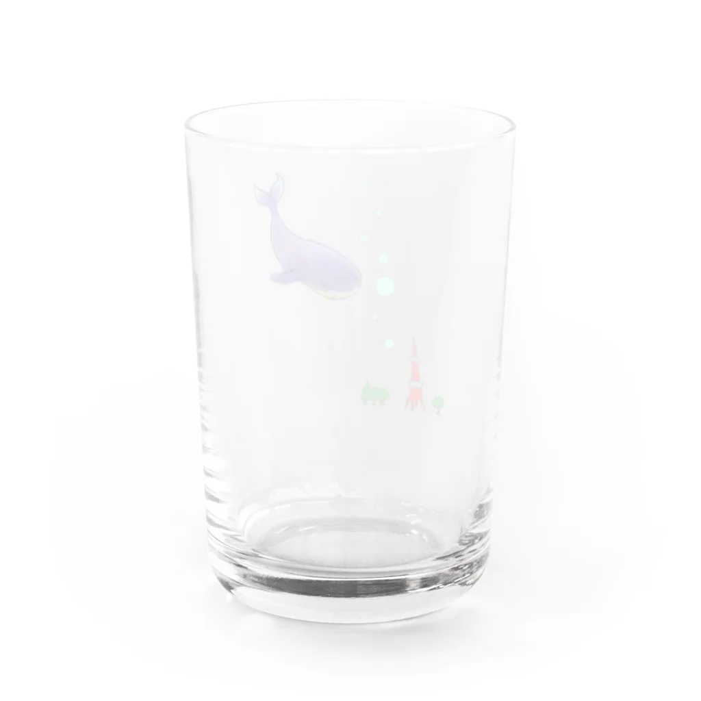 ときのトーキョークジラ Water Glass :back