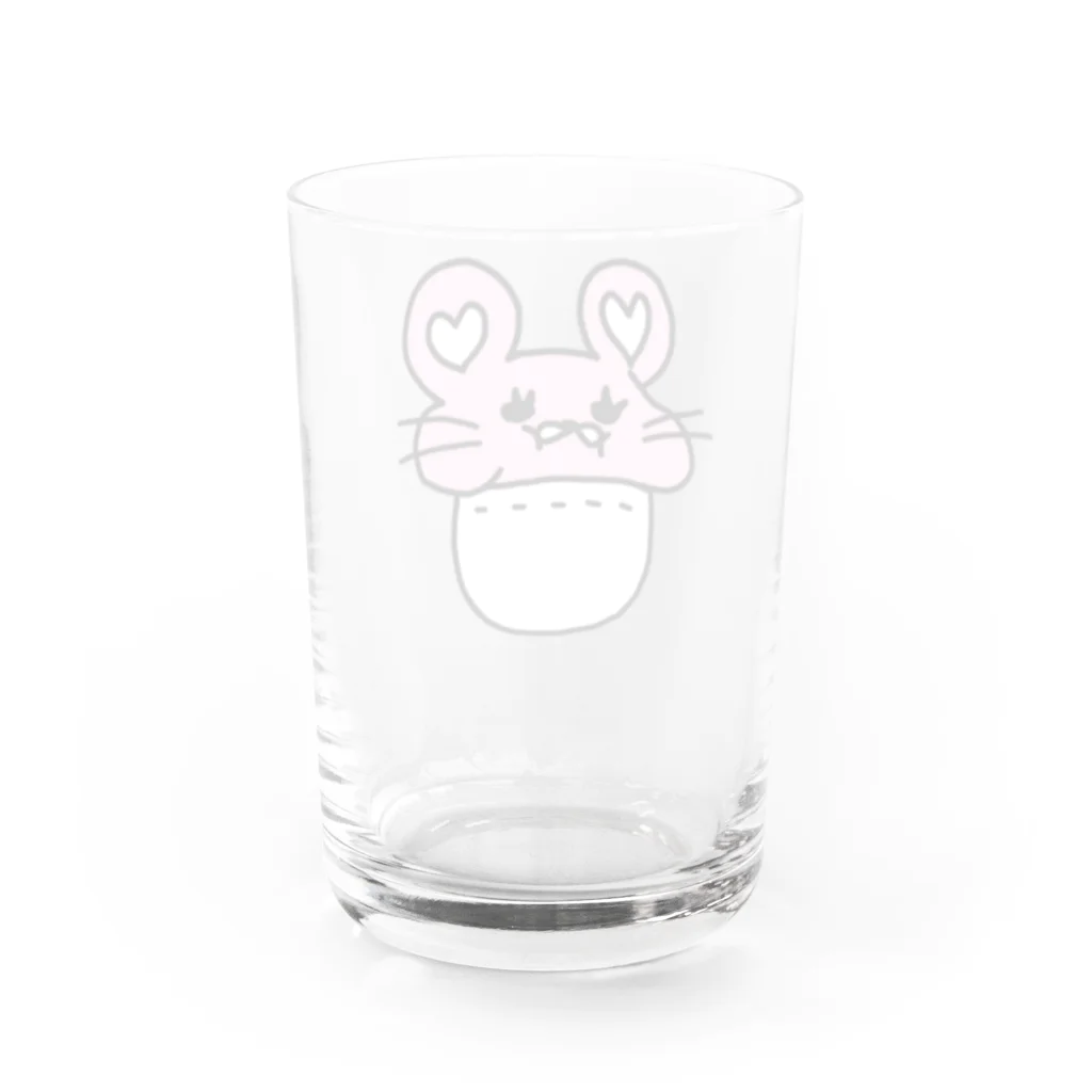 クレープ∀のポケットクイープちゃん Water Glass :back