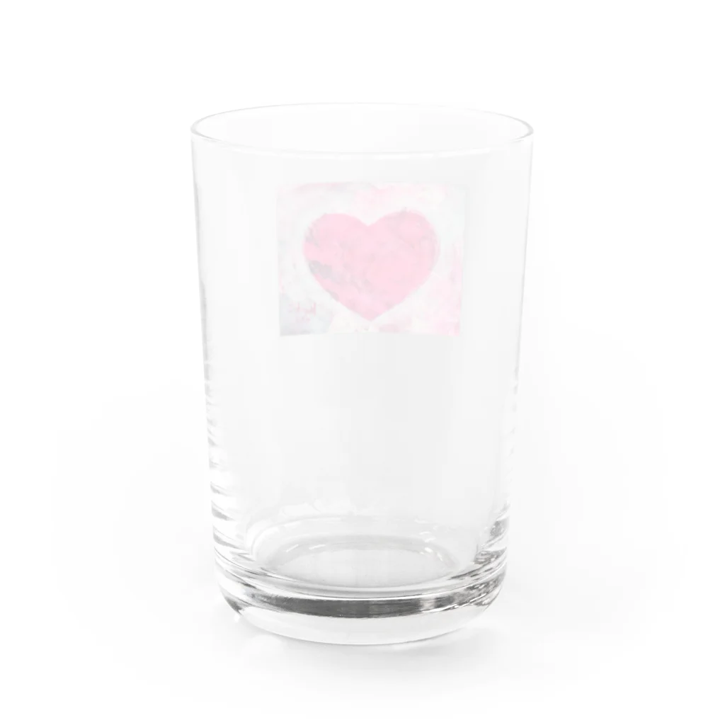 石倉かよこのグッズショップのMy Heart-001 Water Glass :back