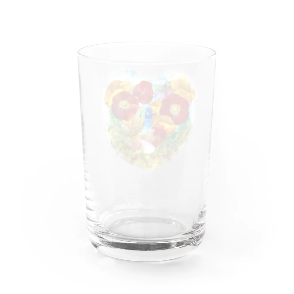 鳩子のアマビエチャン❤︎ Water Glass :back