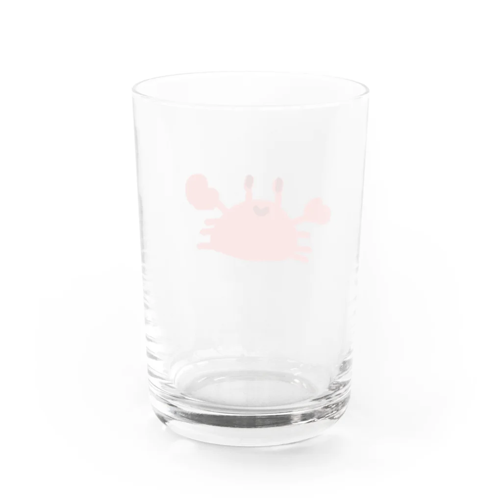 ほとりらんどのかに Water Glass :back