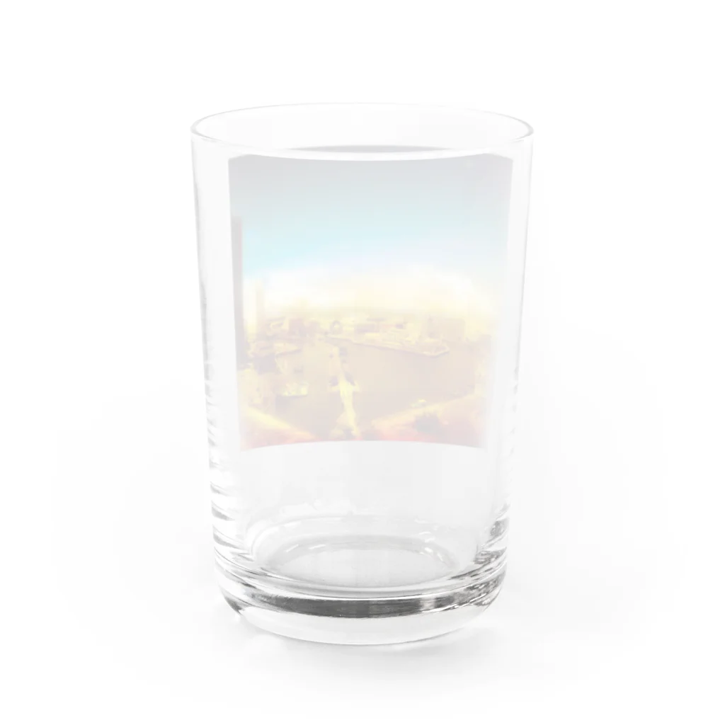 suparnaの横浜 Water Glass :back