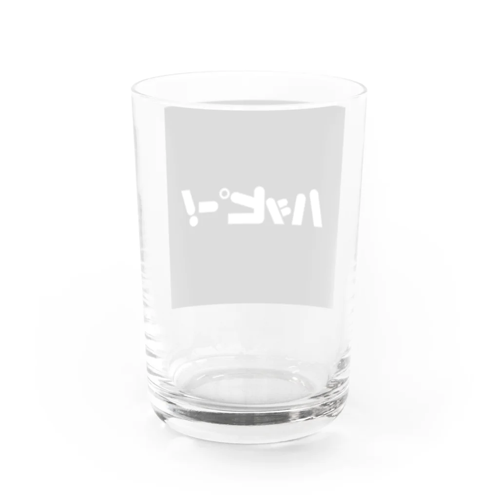 happinesstのハッピー！ブラック Water Glass :back