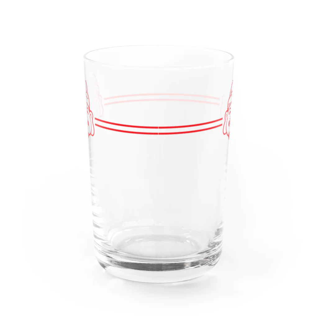 ザ・おめでたズ商店 SUZURI支店のゑびすコップ Water Glass :back