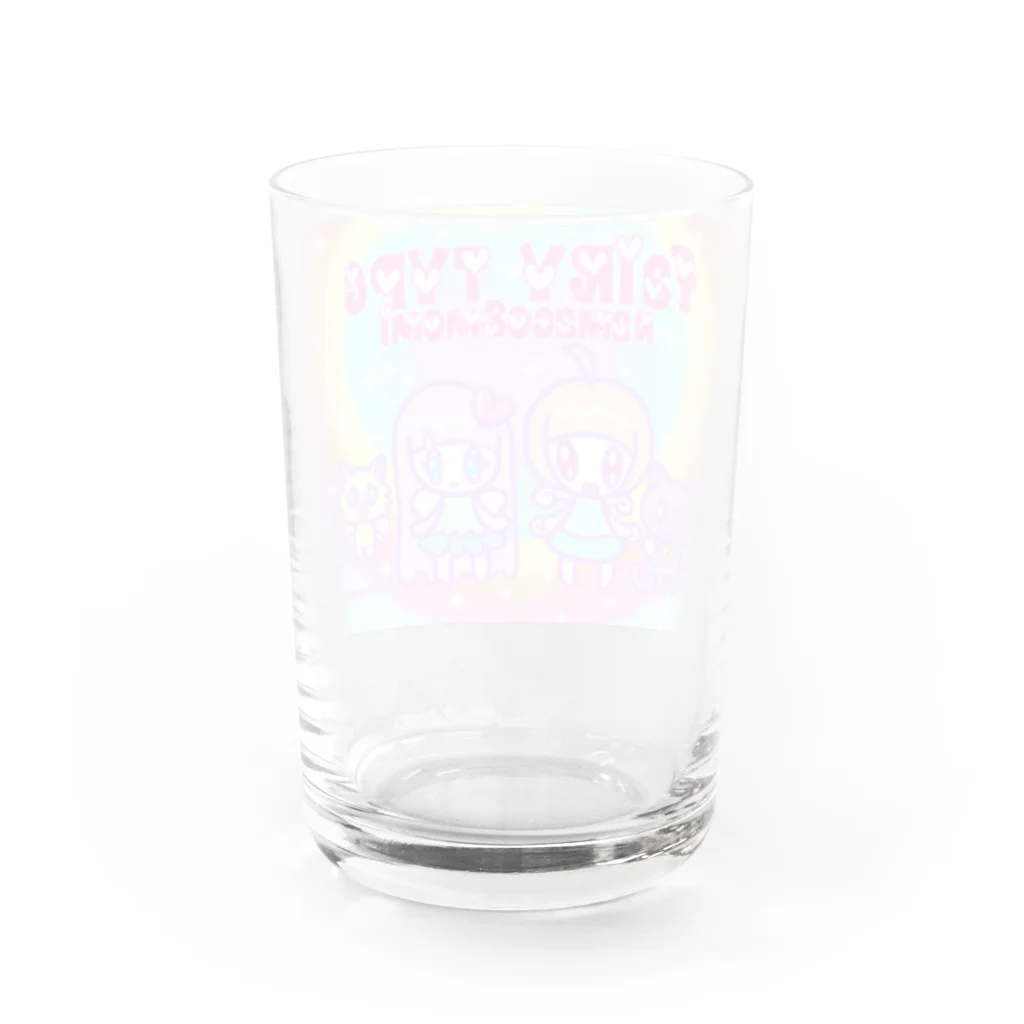 ナマコラブ💜👼🏻🦄🌈✨のfairy type NAMACOLOVE Water Glass :back